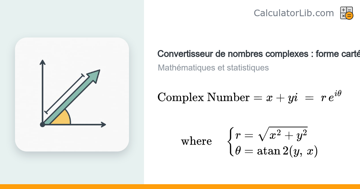 Convertisseur forme cartésienne → polaire des nombres complexes ...