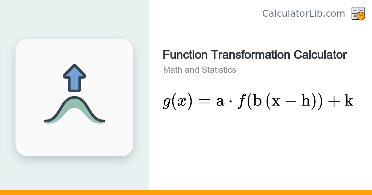 Function Transformation Calculator (Shifts, Stretch, Reflect ...