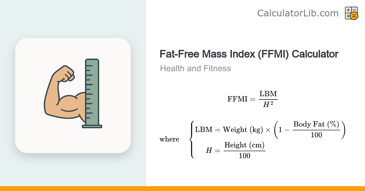 Fat-Free Mass Index (FFMI) Calculator - CalculatorLib