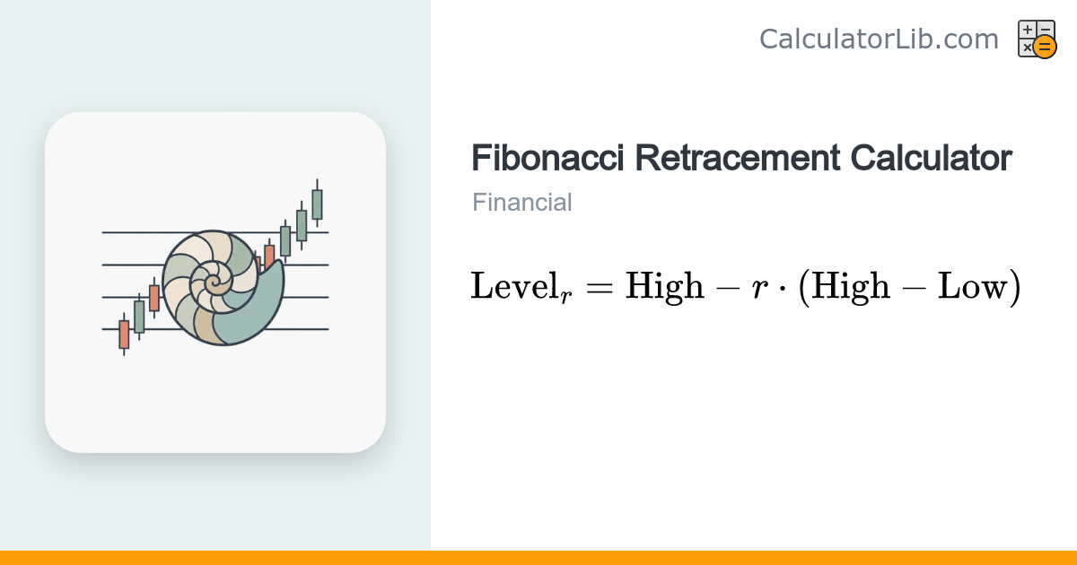 Fibonacci Retracement Calculator | Trading Levels - CalculatorLib