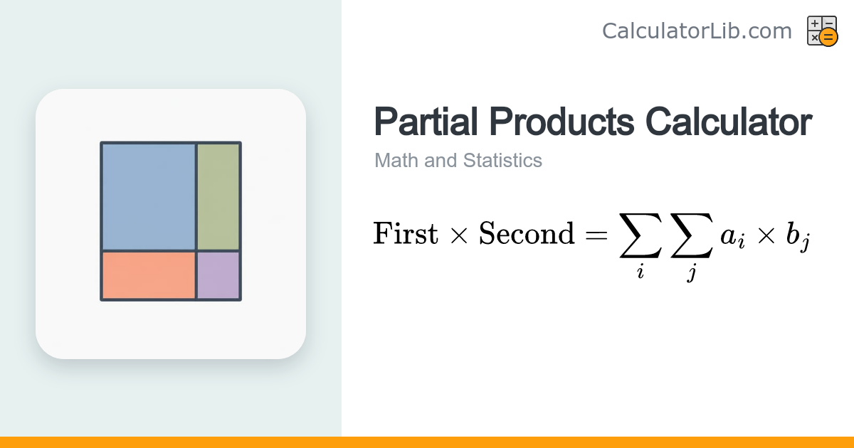 Partial Products Calculator — Multiply by Place Value - CalculatorLib