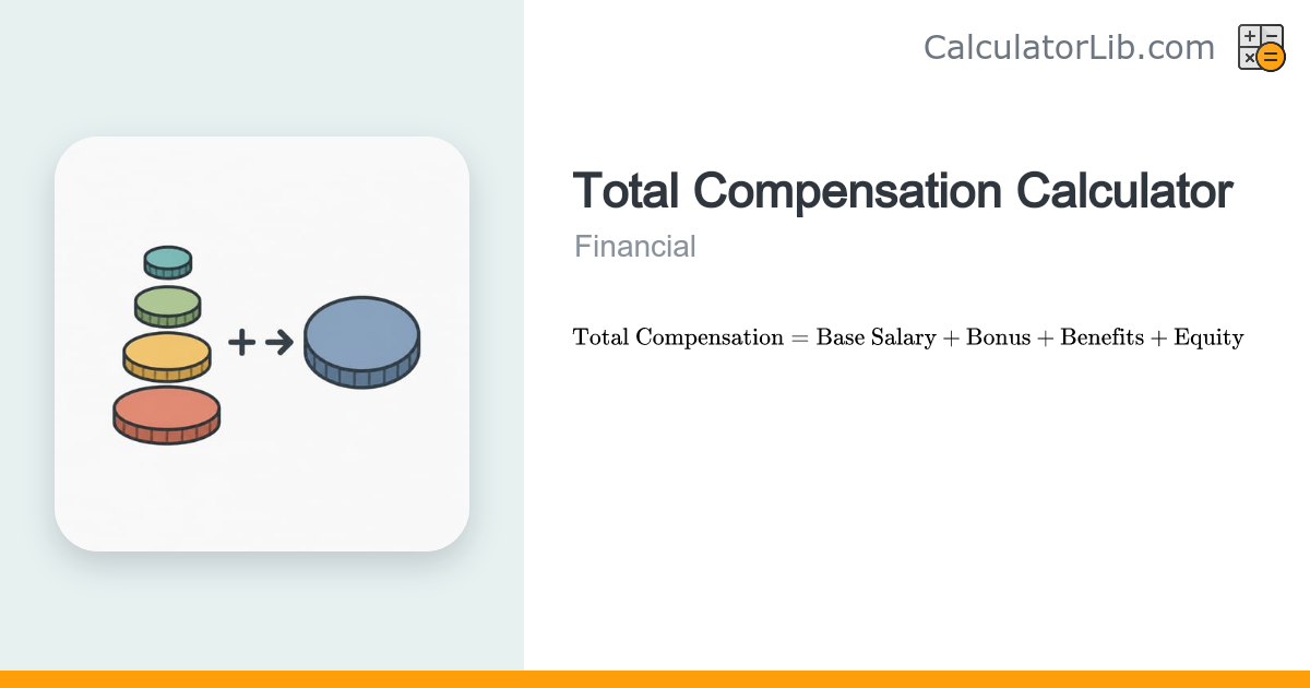 Total Compensation Calculator | Salary + Benefits - CalculatorLib
