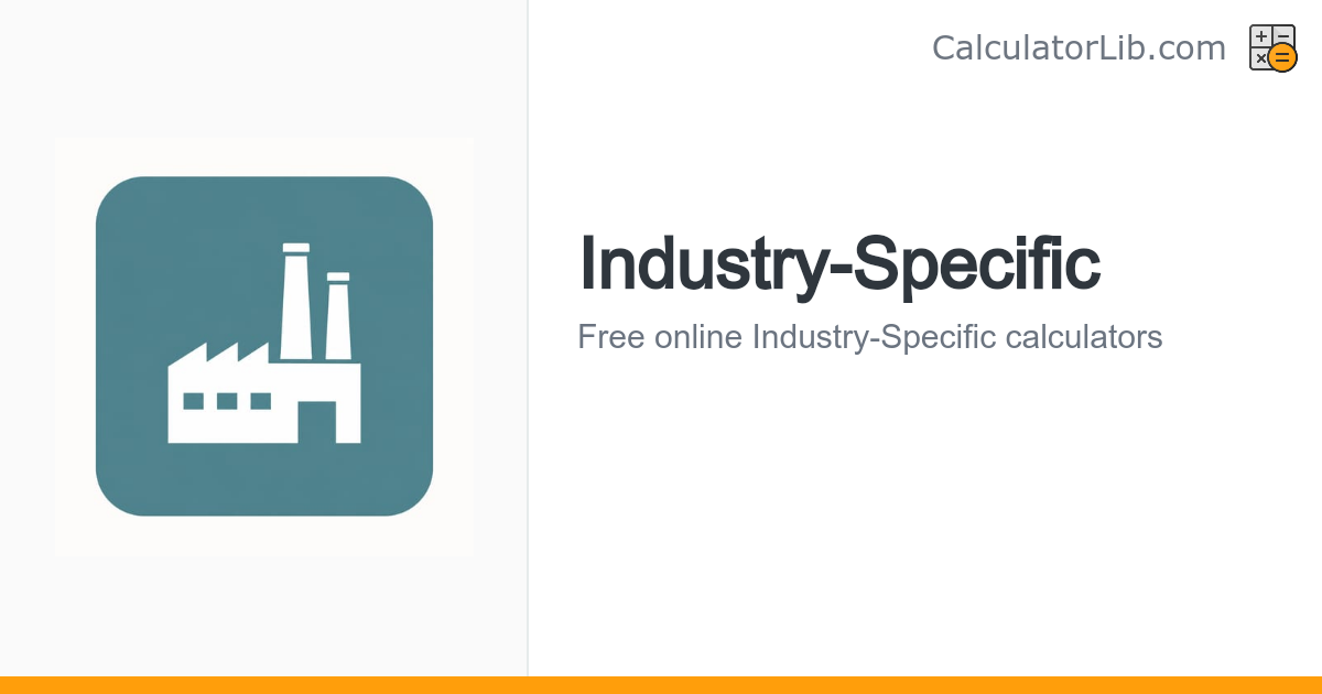 Industry-Specific - CalculatorLib